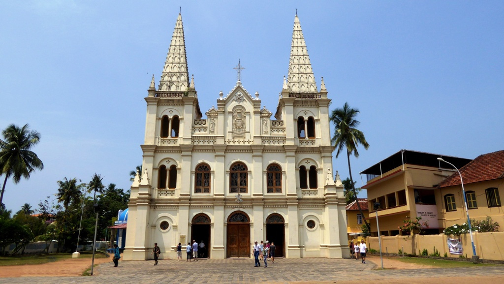 Santa Cruz Cathedral Basilika - ein Wahrzeichen von Fort Cochin