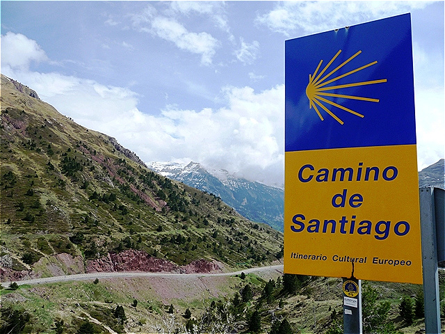 Auf dem Somport Pass 1.632 m- Pyrenäenübergang