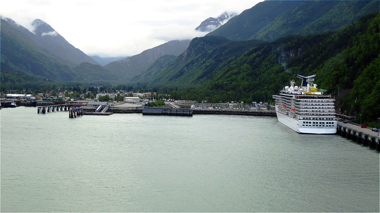Am Ende des Fjordes liegt Skagway
