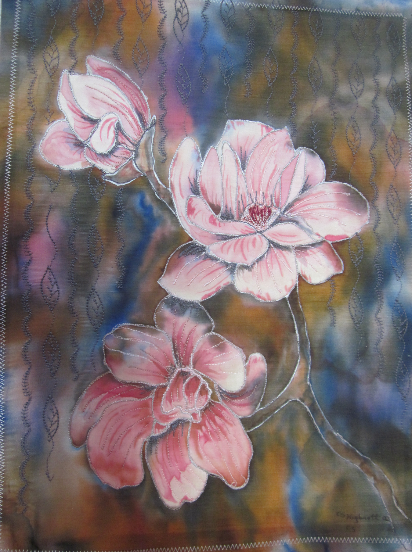 Framed -Silk Painting