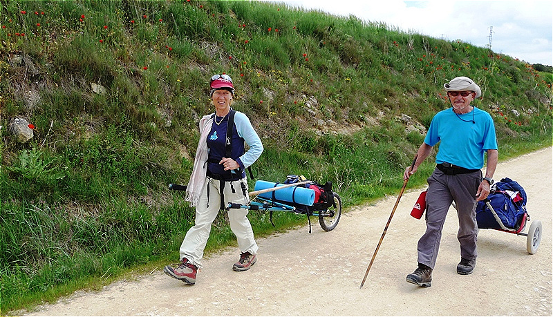 Französisches Pilgerpaar