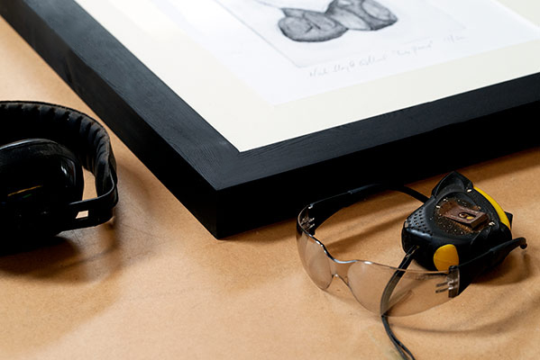BOX FRAME, 50mm DEEP IN MATTE BLACK.