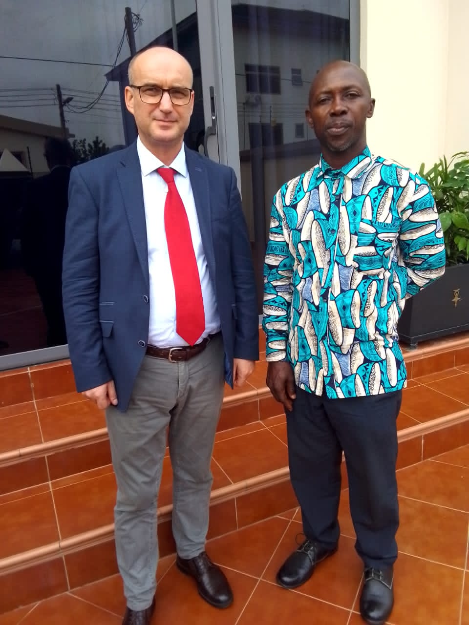 Young female doctor smiling