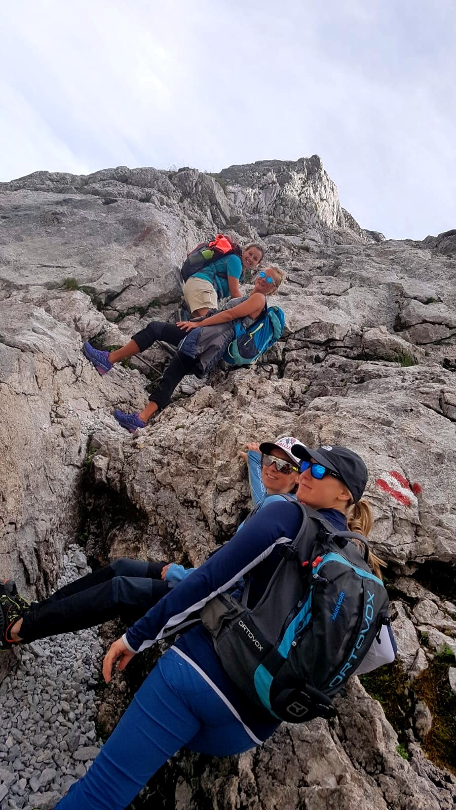 Leichte Felskletterei