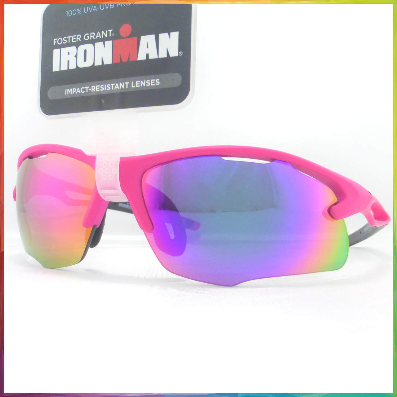 Pink ironman sunglasses discount