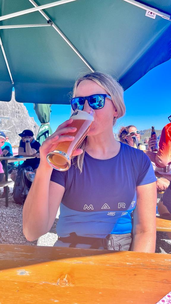 Belohnung nach dem Gipfelsturm