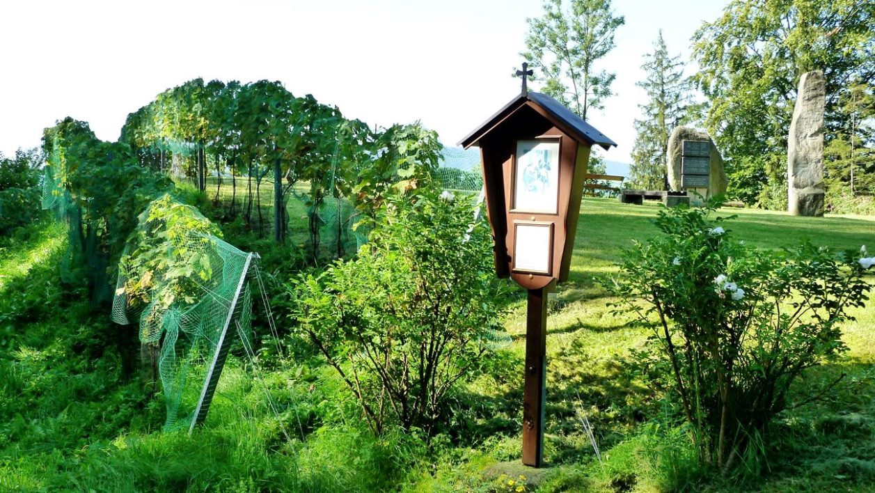 Am Eingang zum Burgstall