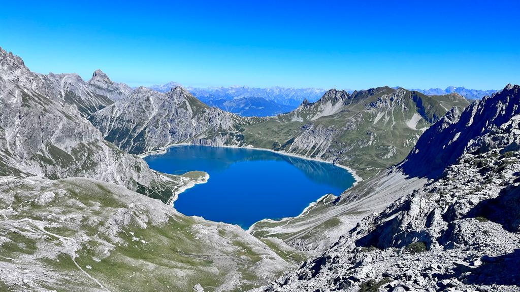 Lünersee - im Aufstieg auf die Schesaplana