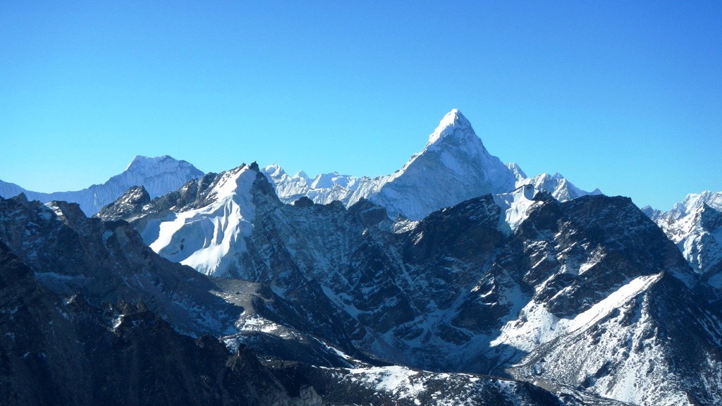 
Ama Dablam, das Matterhorn Nepals (6.814 m )
vom Kala Pathar
