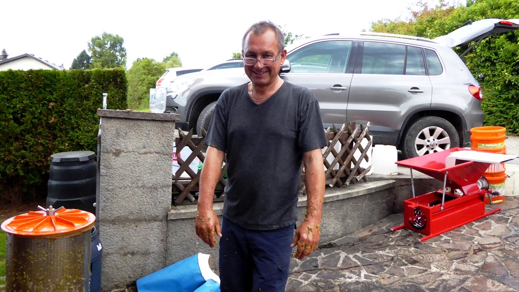 Fritz - "gezeichnet" vom Pressen !