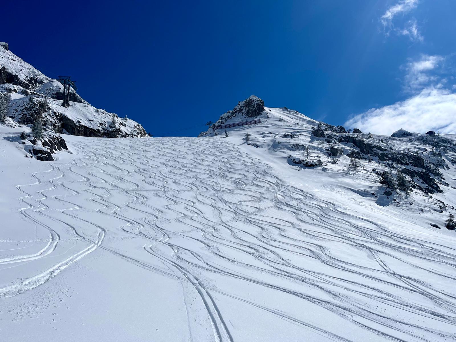 Spaß im Pulverschnee