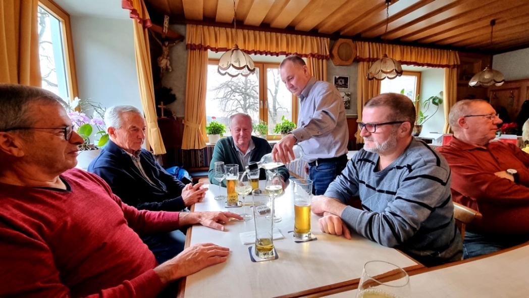 Zuerst muss noch das Bier ausgetrunken werden