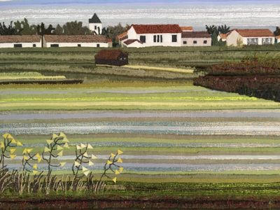 "Marais à Loix"
Swamp in Loix