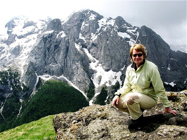Der "Vial dal Pan" (=Weg des Brotes) verbindet den Fedaia-Pass mit dem Pordoijoch