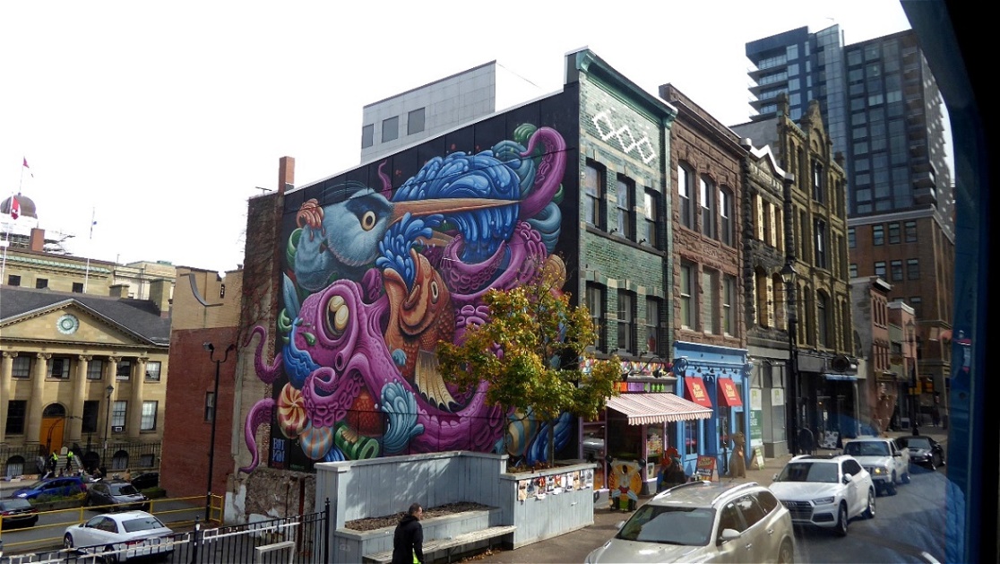 Interessant gestaltete Hausfassade