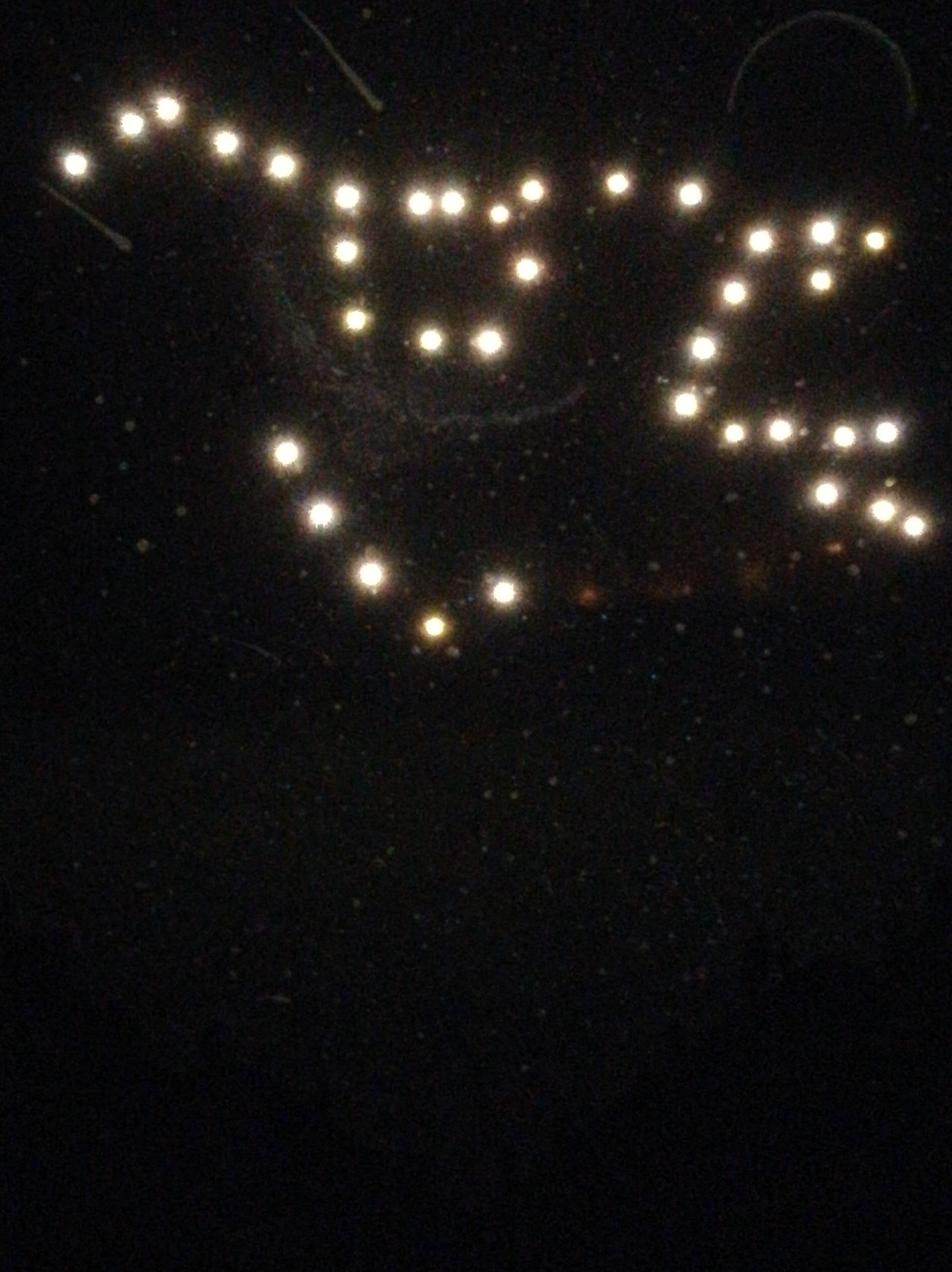 Galaxie LED Sternenbild