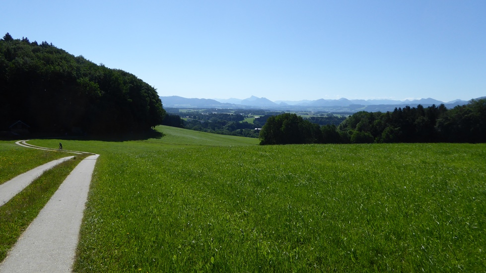 Abfahrt über Landwirtschaftswege
