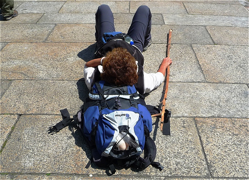 Müde und glücklich am Ziel !