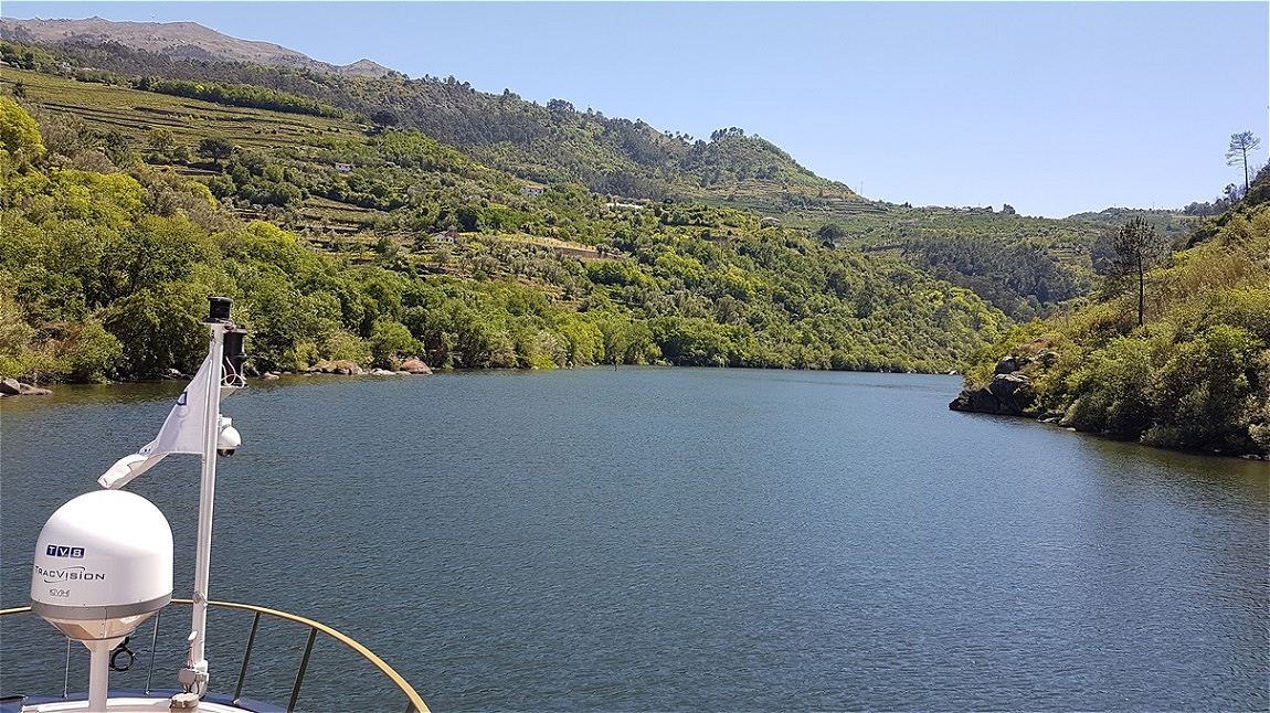 Stromabwärts in Richtung Porto