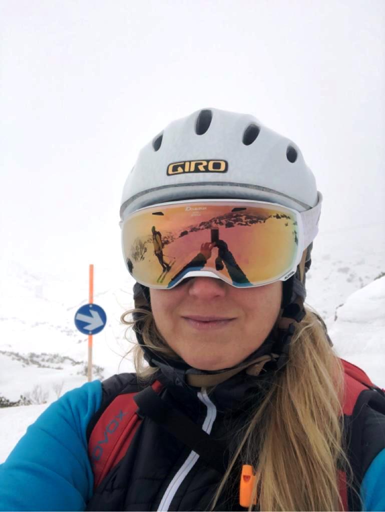 Abfahrt nach Obertraun entlang der Piste