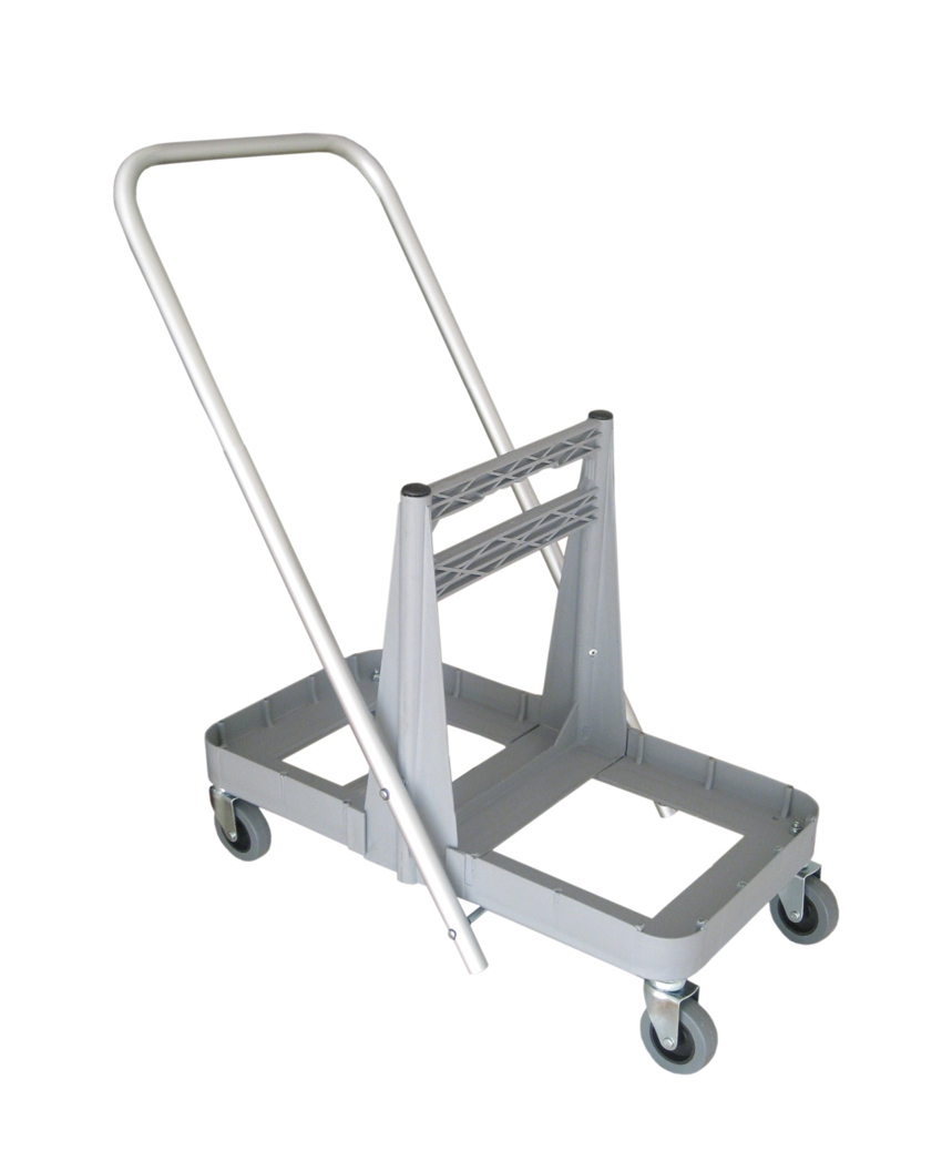 Καρότσι για Σετ Διπλό πλαστικό με λαβή Αλουμινιου