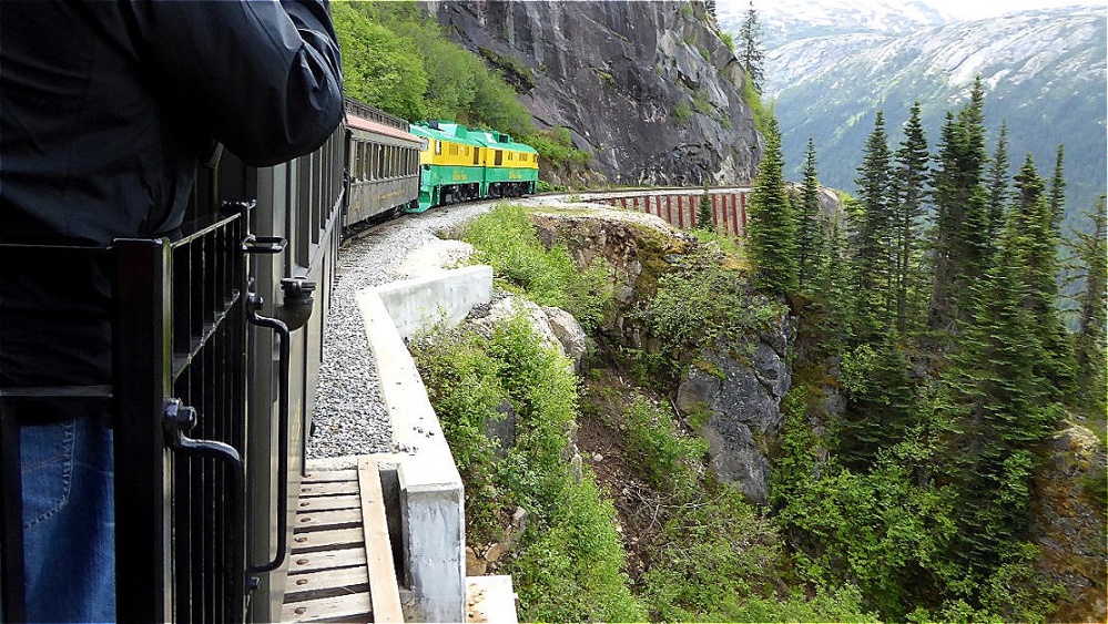 Zurück hinunter nach Skagway - eine abenteuerliche Zugfahrt !