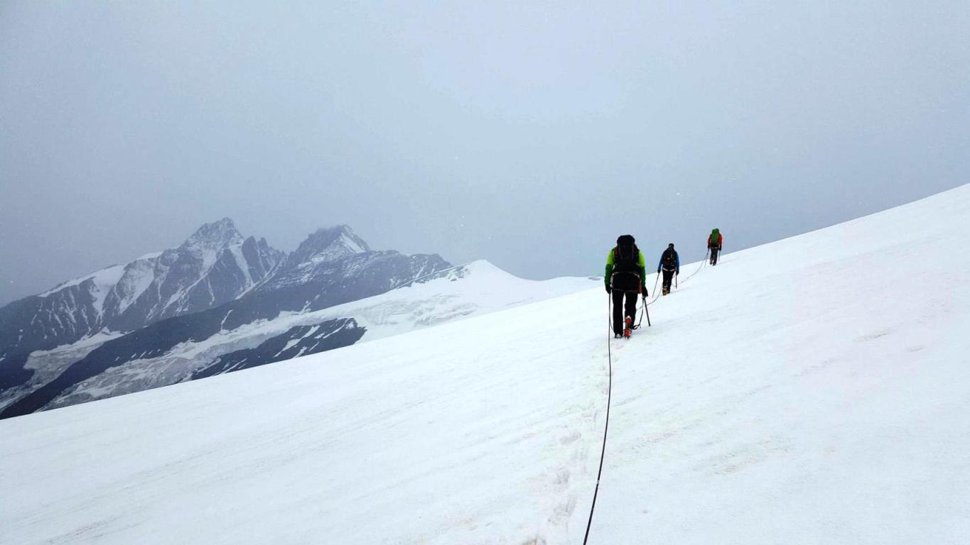 Unterwegs auf dem Gletscher