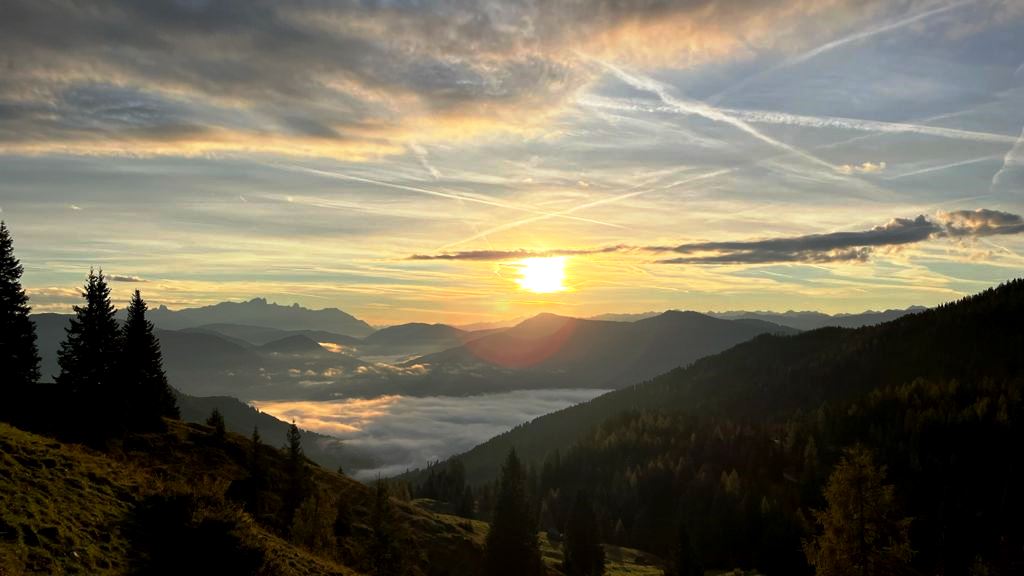 10. Oktober 2021 - Es geht auf den Hochkönig