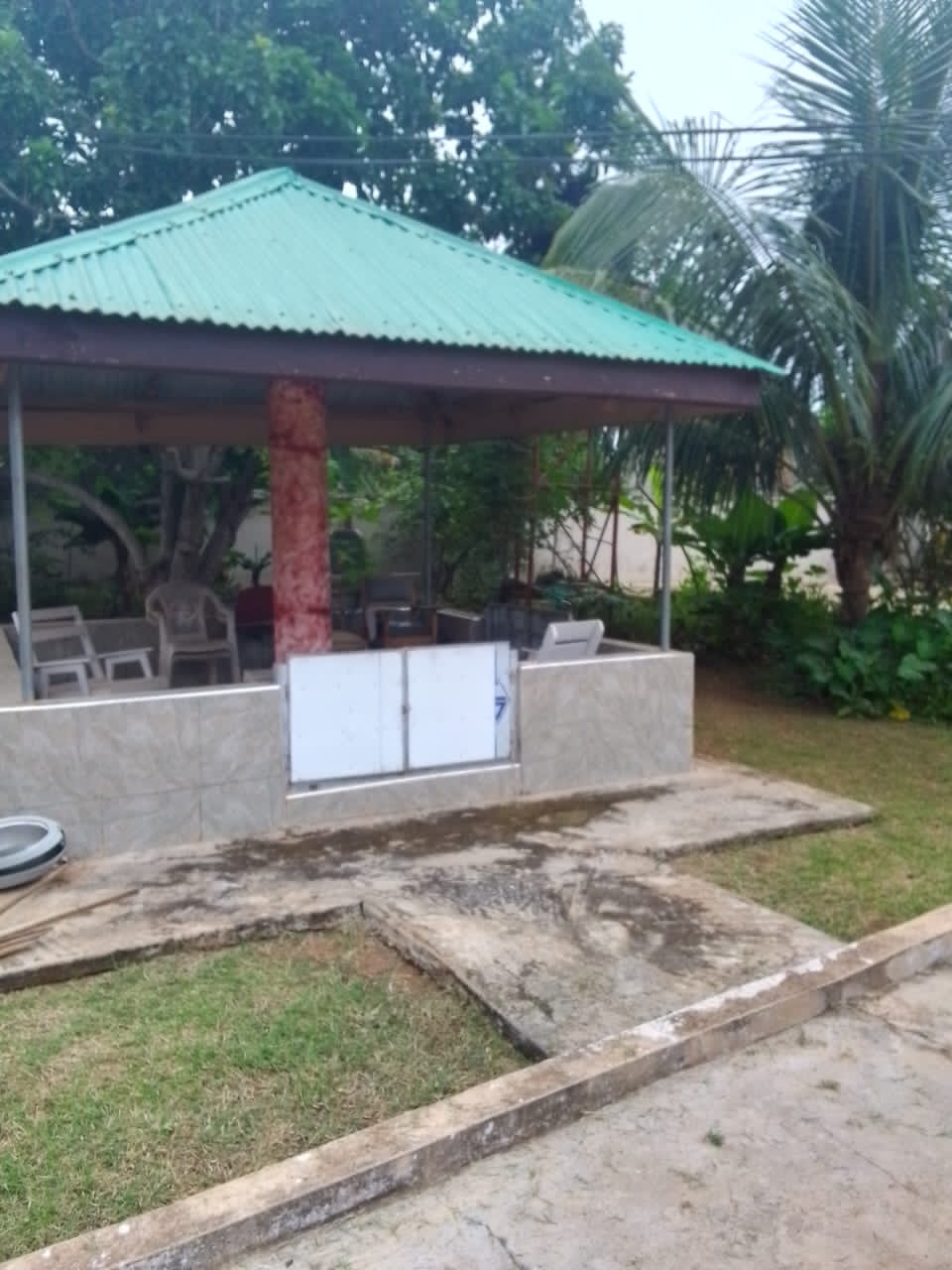 Doctors and patient smiling