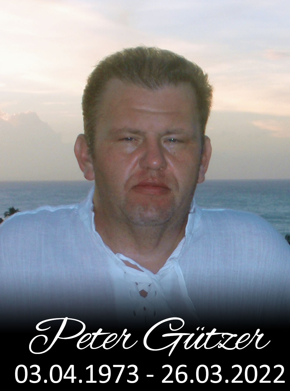 Gedenkseite Peter Gützer