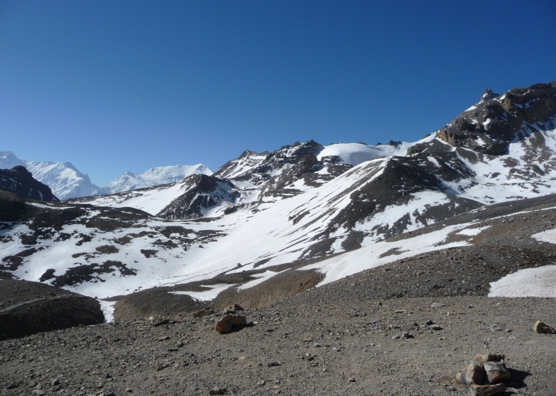 Hinauf zum Thorong-La Pass
Es ist nicht mehr weit !
