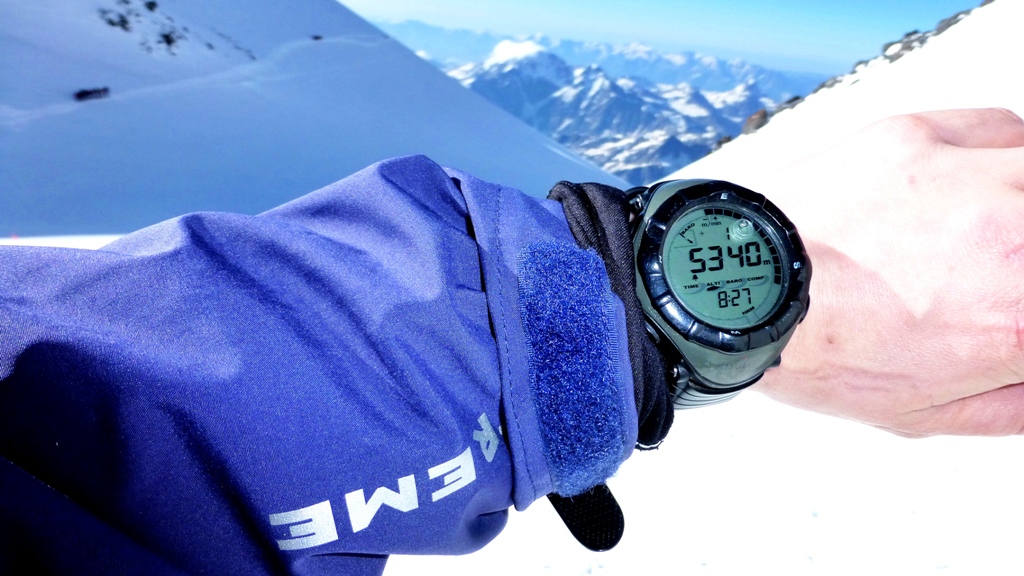 Noch 300 Höhenmeter bis zum Gipfel !