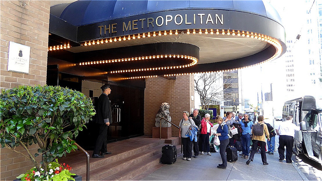 Einchecken im Metropolitan