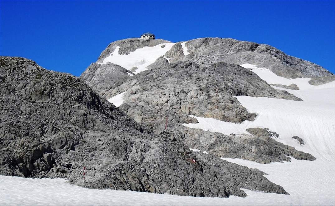 Matrashaus von der Übergossenen Alm (Ostseite) aus gesehen