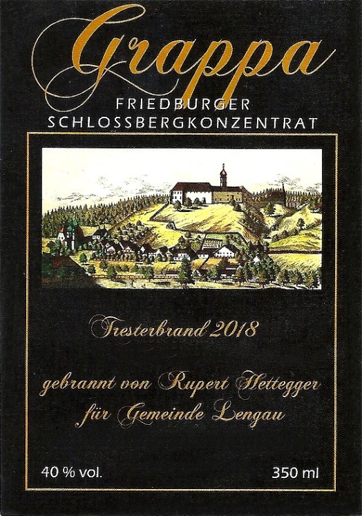 Grappa 2018 in der 350 ml Flasche