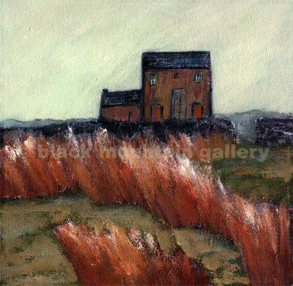 painting of a Welsh rural chapel by Muriel Williams