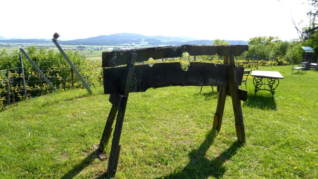 Vor der "Schandgeige"