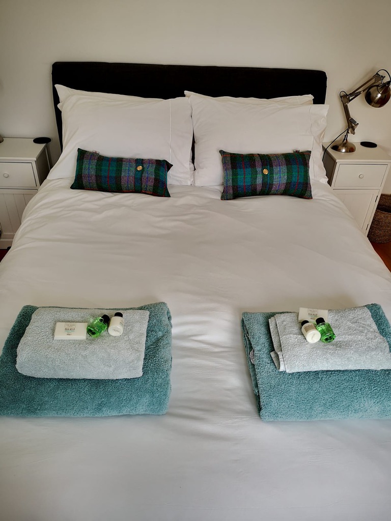 Double bed downstairs