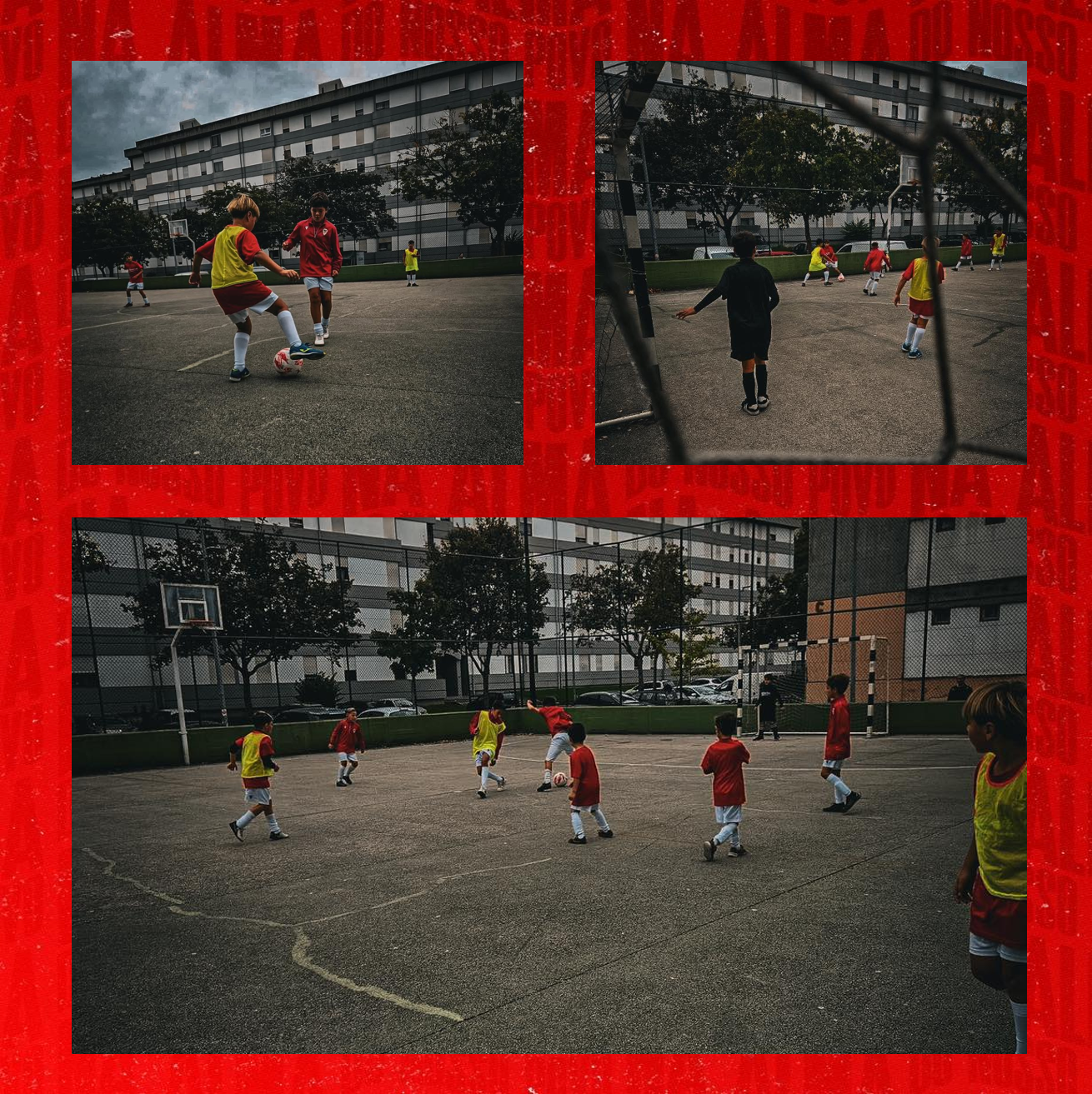 Já se joga a segunda etapa do nosso torneio de 
futebol de Rua 2025 no ringue de SãoTomé.
Este torneio é um organização em parceria com 
a Junta de Freguesia de Paranhos e um torneio 
certificado com a Bandeira de etica do IPDJ - 
Instituto Português do Desporto e Juventude, I.P. 