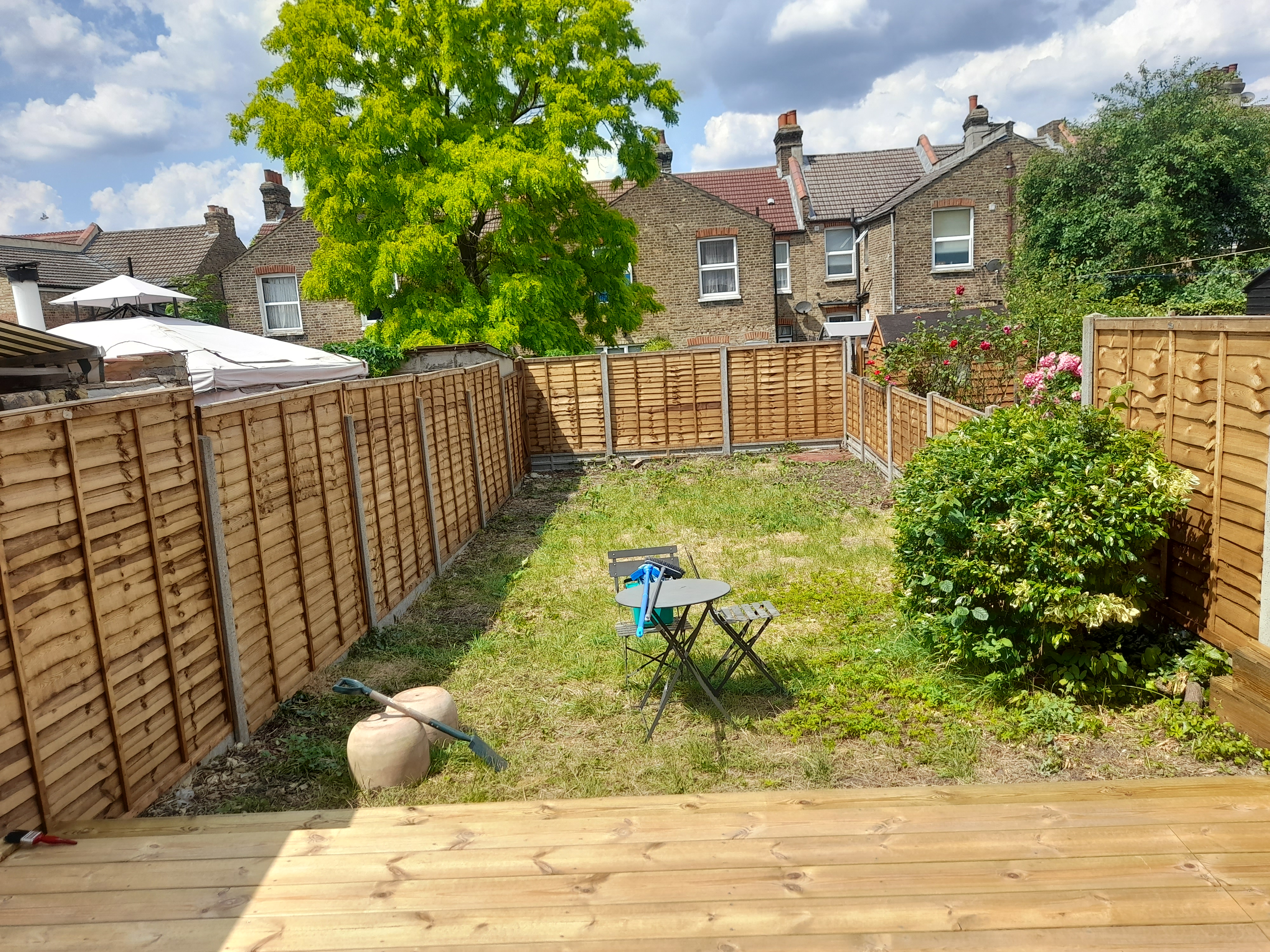 Clear fence treatment