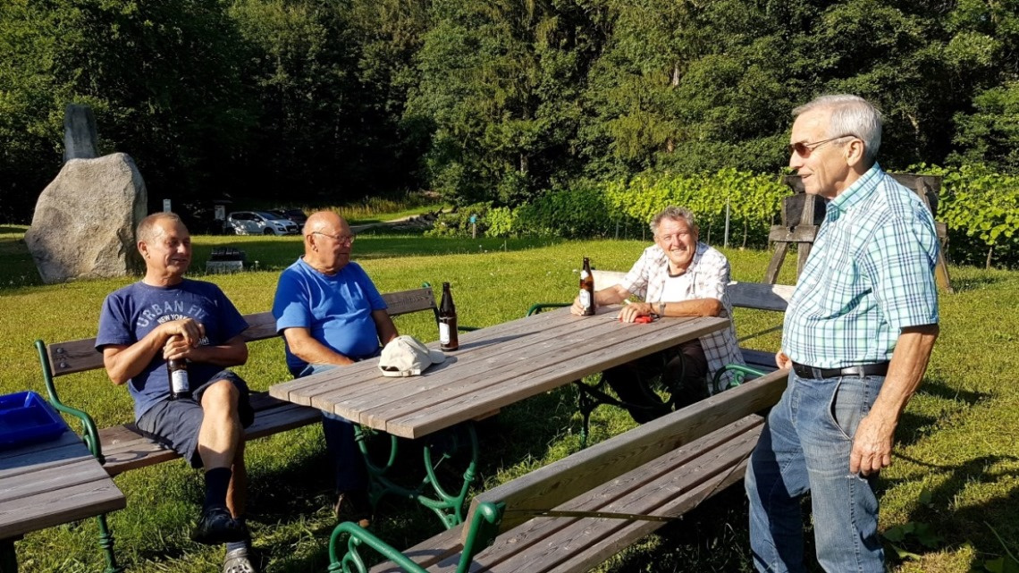 Die Arbeit ist getan !