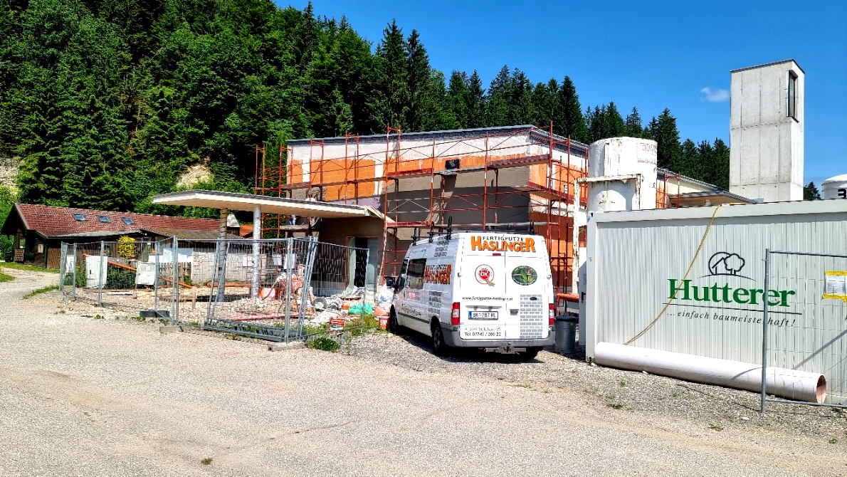 6. Juni 2025 - Start Außenputz