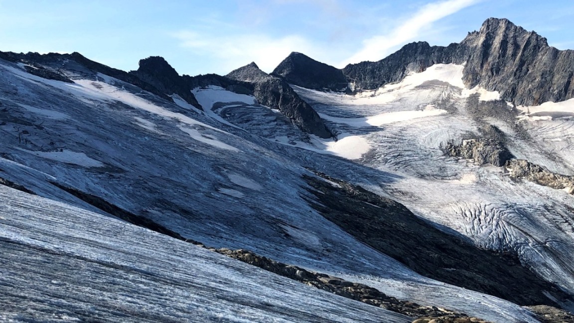 Ausgeaperte Gletscher