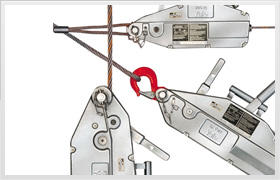 Natezalci z jekleno vrvjo