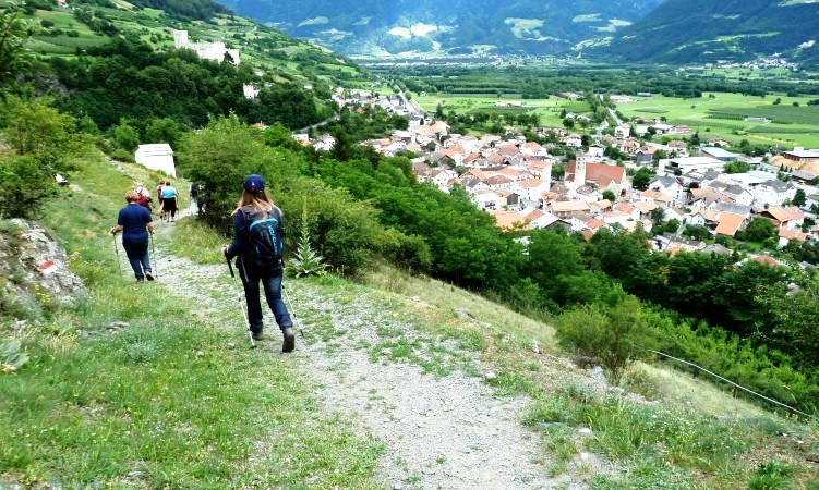 Kalvarienberg - letzter Teil des Waalweges zurück nach Schluderns