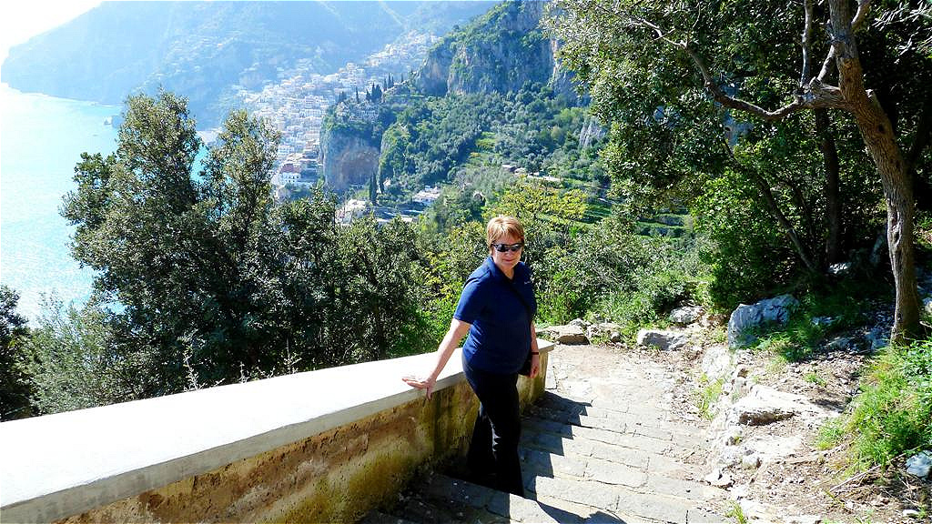 Ein kräfteraubender Abstieg belastet Oberschenkel und Knie