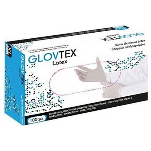 Γάντια Latex Μιας χρήσης ( 100 τεμ. )