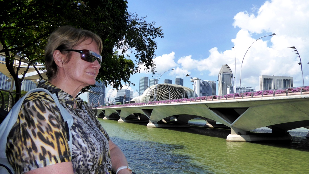 Am Ufer des Singapore Rivers