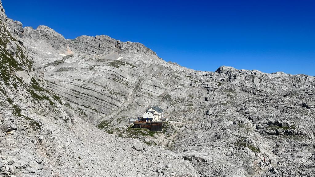 Das Riemannhaus in 2.177 m Seehöhe