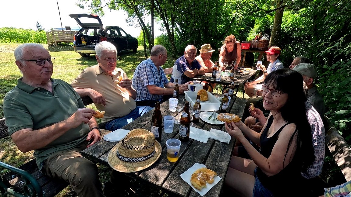 Nach getaner Arbeit - Super Stimmung !